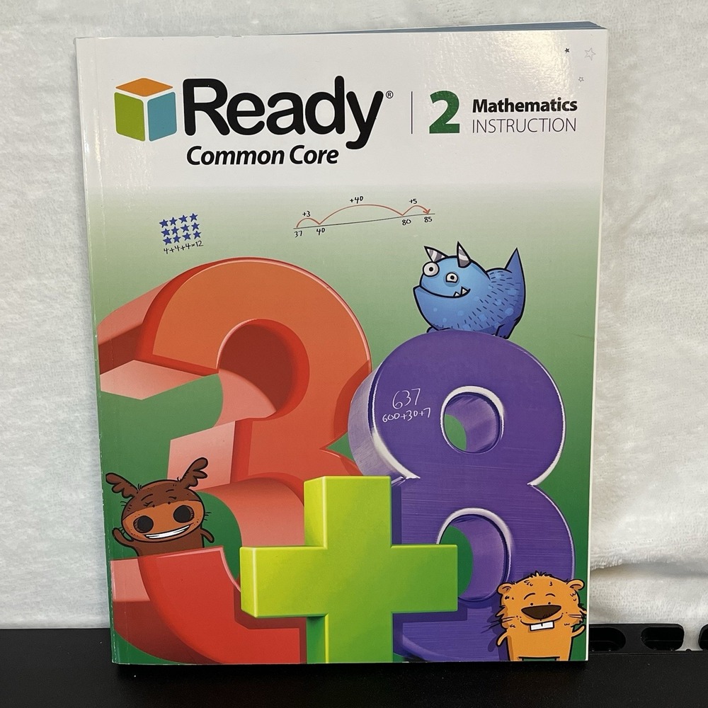 2nd Grade READY Common Core Math Instruction Workbook New Grade 2 Homeschool